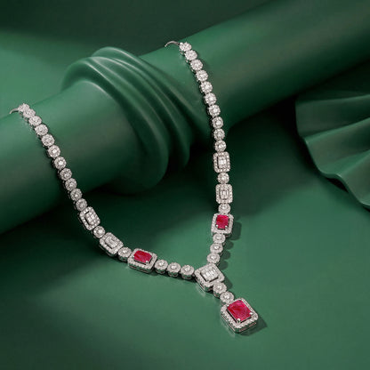 Silver Lancaster Crest Necklace