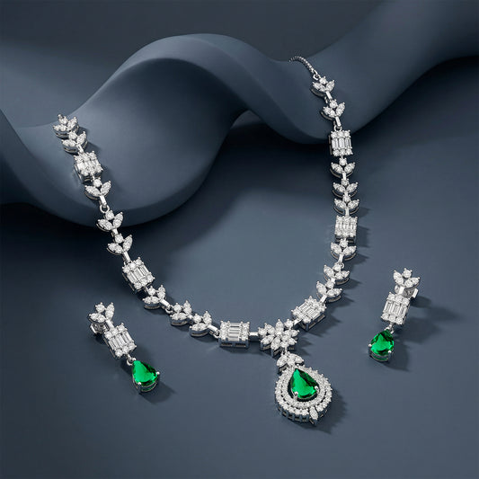 Silver Ascania Green Set