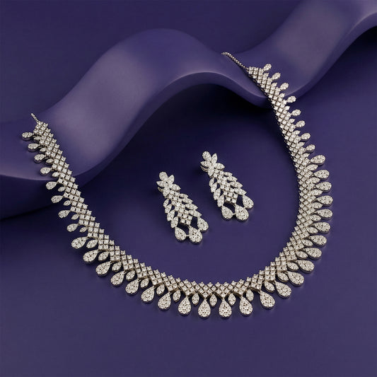 Silver Avalon Pear Set