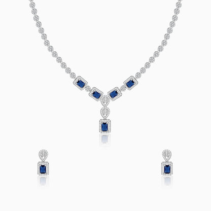 Silver Genovia Blue Set