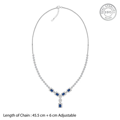 Silver Genovia Blue Set