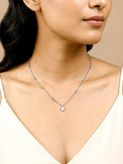 Silver Sage Shore Necklace