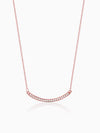 Rose Gold Zircon Drizzle Drop Earrings