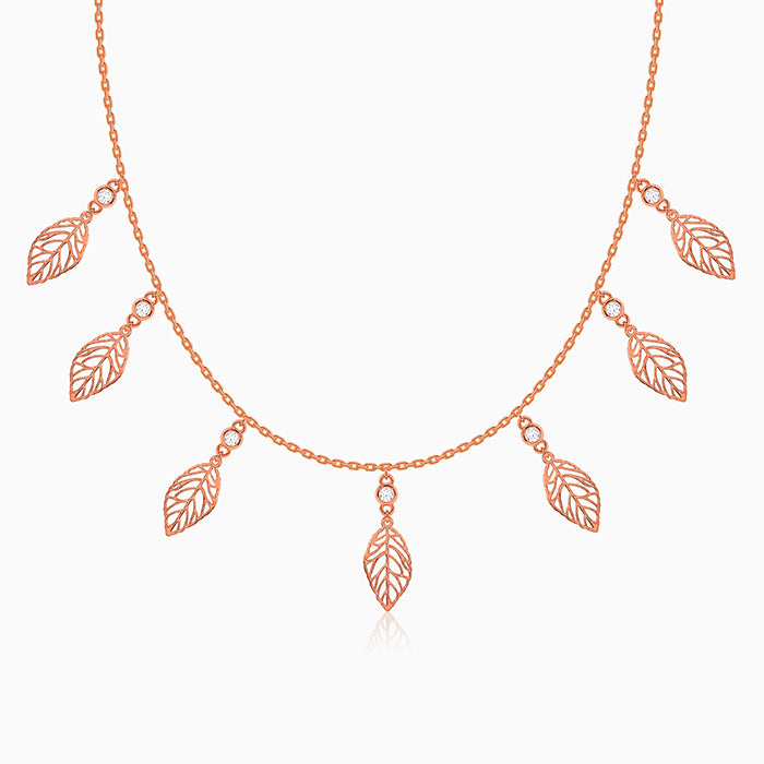 Rose Gold Tropical Charms Necklace