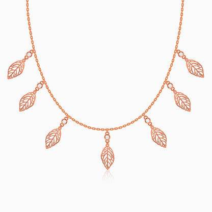 Rose Gold Tropical Charms Necklace