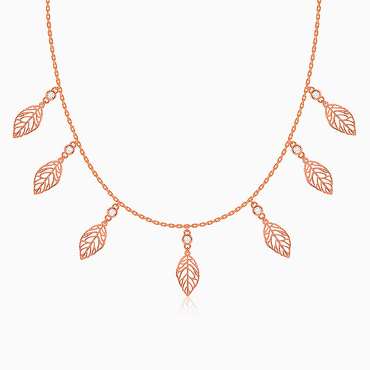 Rose Gold Tropical Charms Necklace