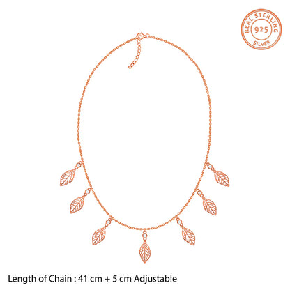 Rose Gold Tropical Charms Necklace