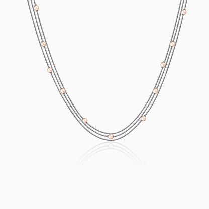 Silver Margot Layered Pearl Necklace