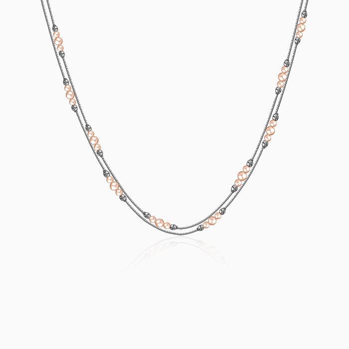 Silver Sandra Layered Pearl Necklace