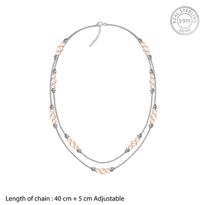 Silver Sandra Layered Pearl Necklace