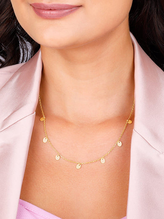 Golden Mini Charm Necklace