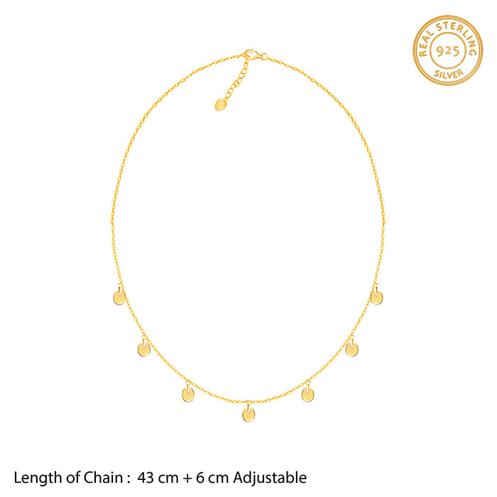 Golden Mini Charm Necklace