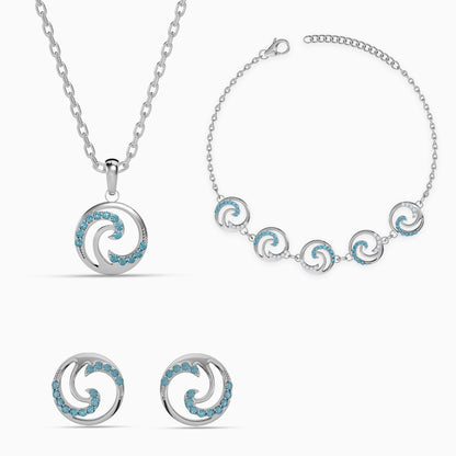 Silver Amphitrite Set of 3