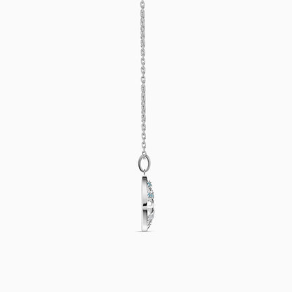 Silver Kaia Althea Pendant with Link Chain