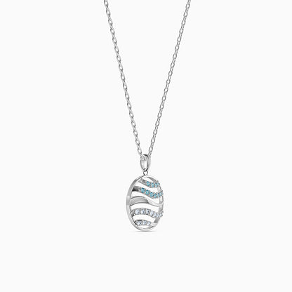 Silver Kaia Althea Pendant with Link Chain