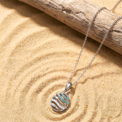 Silver Kaia Althea Pendant with Link Chain