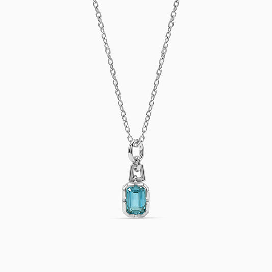 Silver Thoosa Pendant with Link Chain