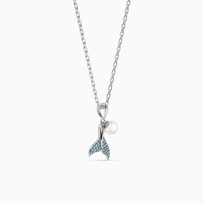Silver Theia Pendant with Link Chain