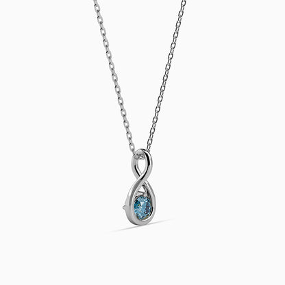 Silver Euanthe Pendant with Link Chain