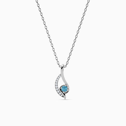 Silver Regal Selene Pendant with Link Chain