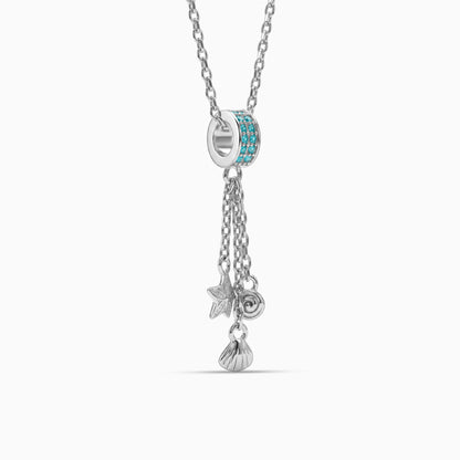Silver Lampetia Pendant with Link Chain