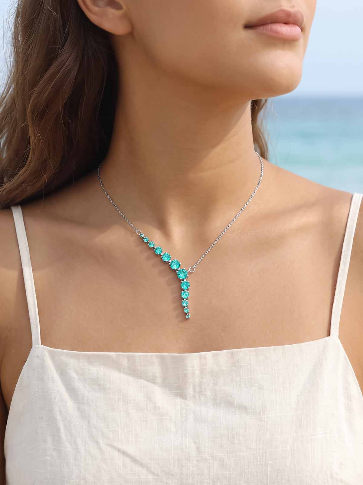 Silver Fernora Necklace