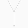 Silver Solyra Lariat Necklace