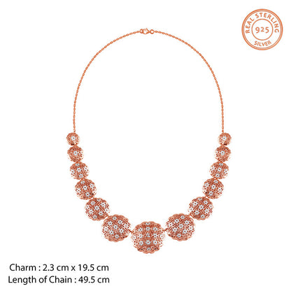Dual Tone Evelia Silver Set