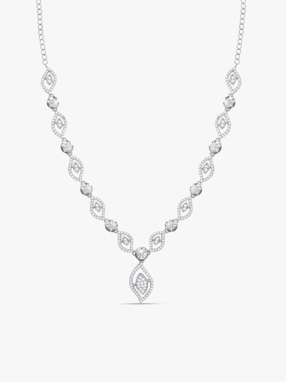 Silver Cristelle Necklace