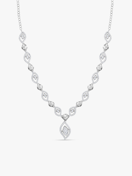 Silver Cristelle Necklace