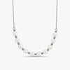 Silver Katheryn Pearl Necklace