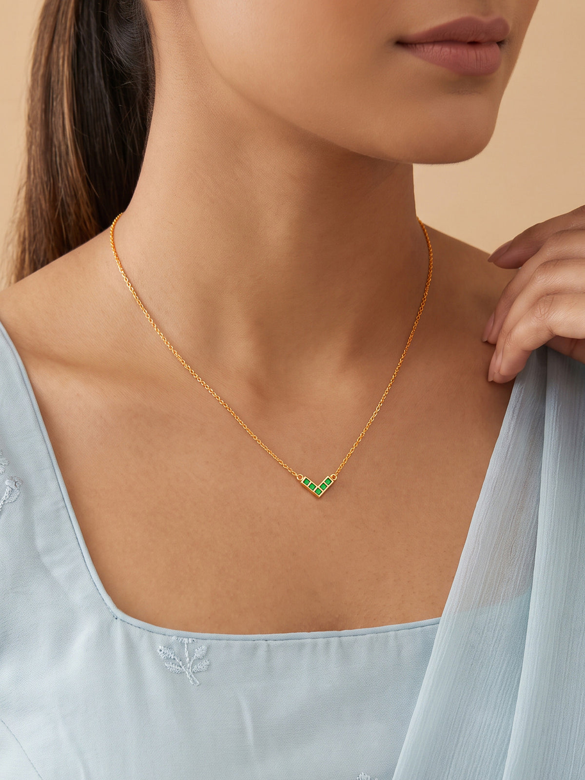 Golden Utsav Spark Necklace