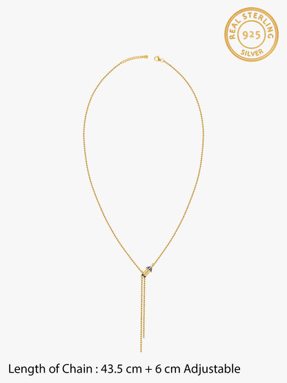 Golden Rocket Dhamaka Lariat Necklace