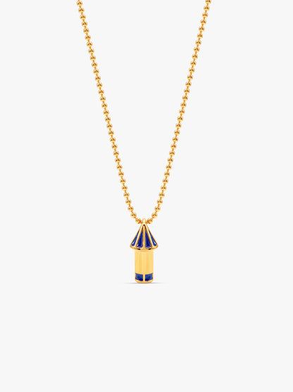 Golden Rocket Necklace