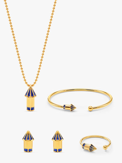 Golden Rocket Set of 4