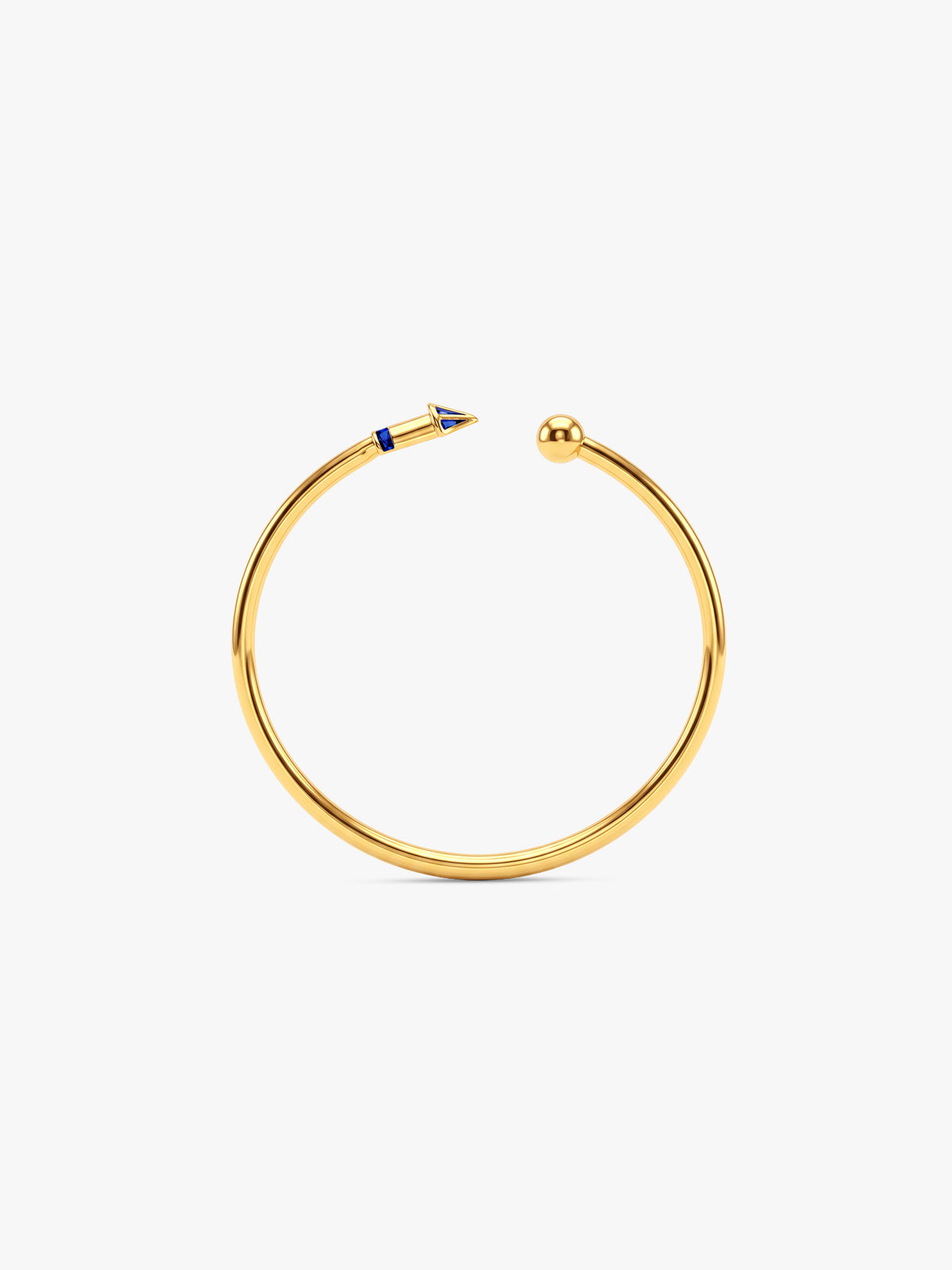 Golden Rocket Cuff Bracelet (Size 2.6)