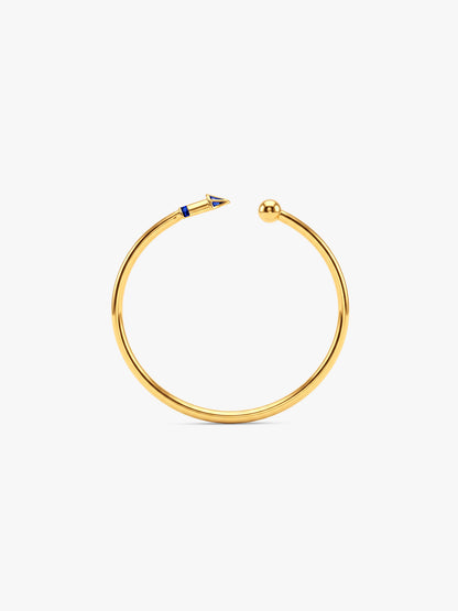 Golden Rocket Cuff Bracelet (Size 2.6)
