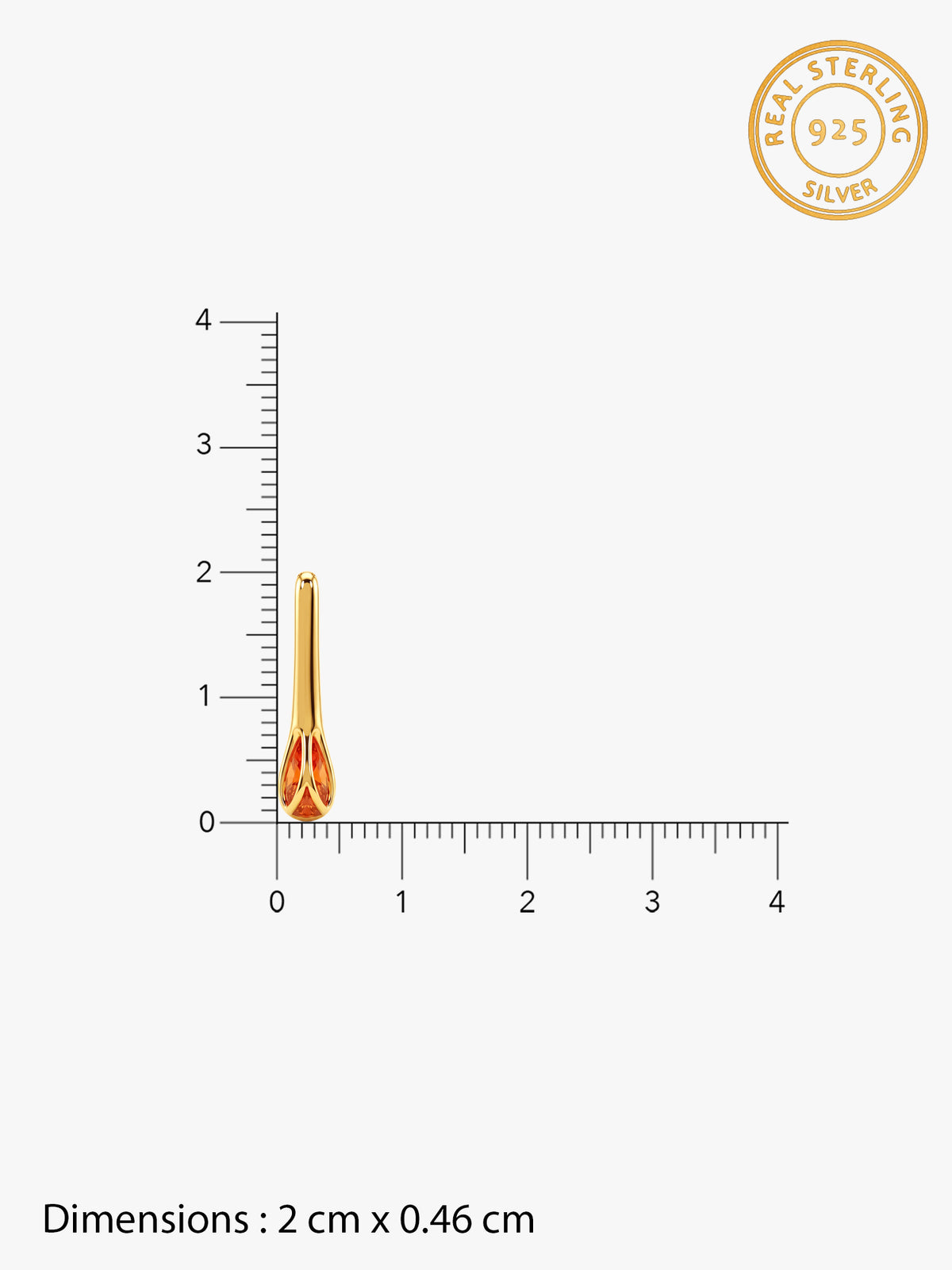 Golden Matchstick Set of 3