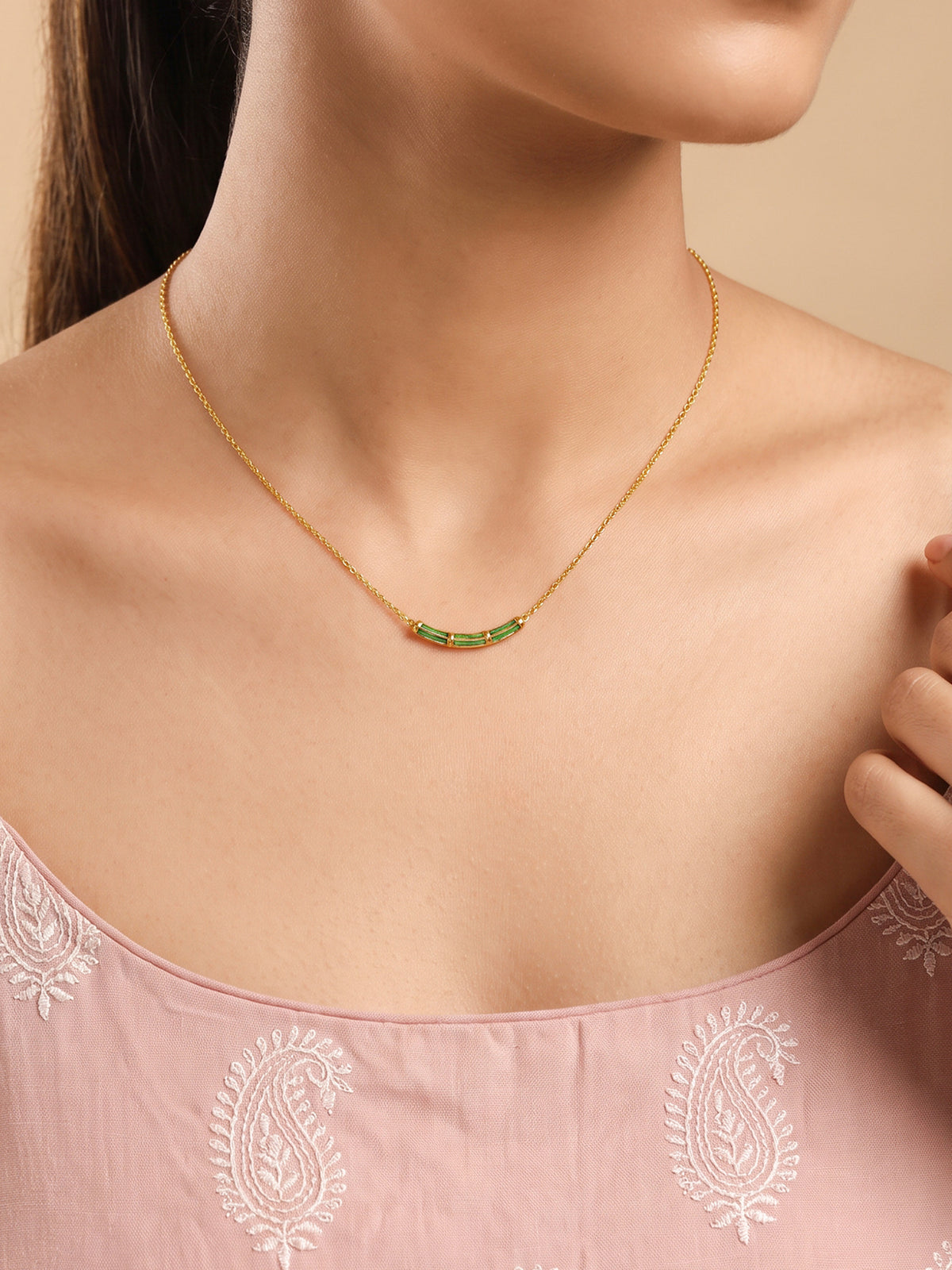 Golden Chamkeeli Vibe Necklace