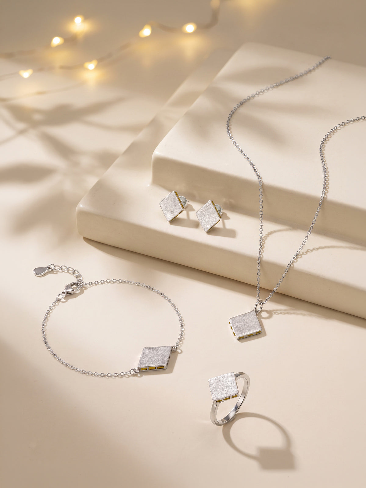 Silver Sweet Kaju Katli Set of 4