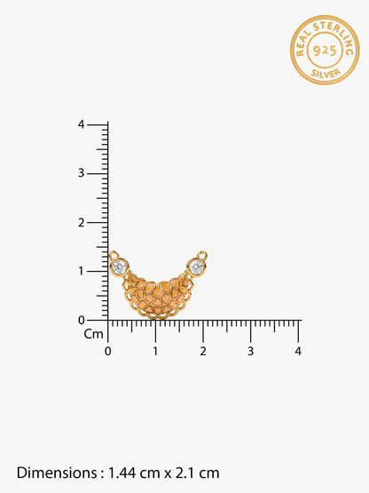 Golden Gujiya Necklace