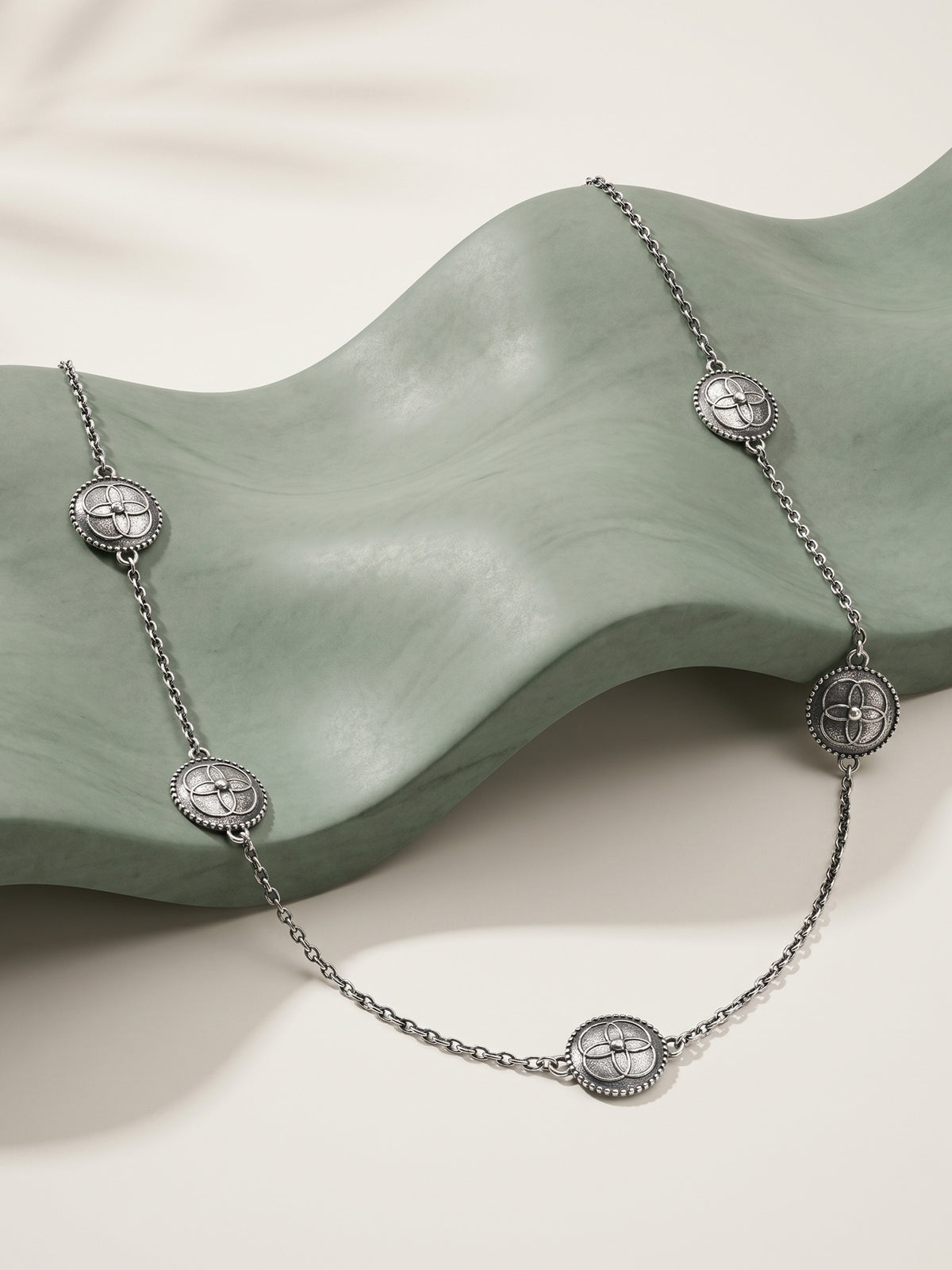 Oxidised Silver Iverra Necklace