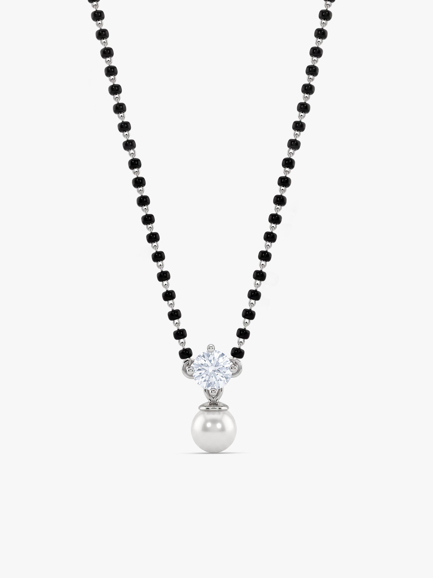Silver Aadhira Pearl Mangalsutra