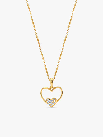 Golden Adoria Pendant With Link Chain