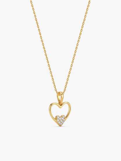 Golden Adoria Pendant With Link Chain