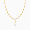Golden Glinting Joy Zircon Pendant