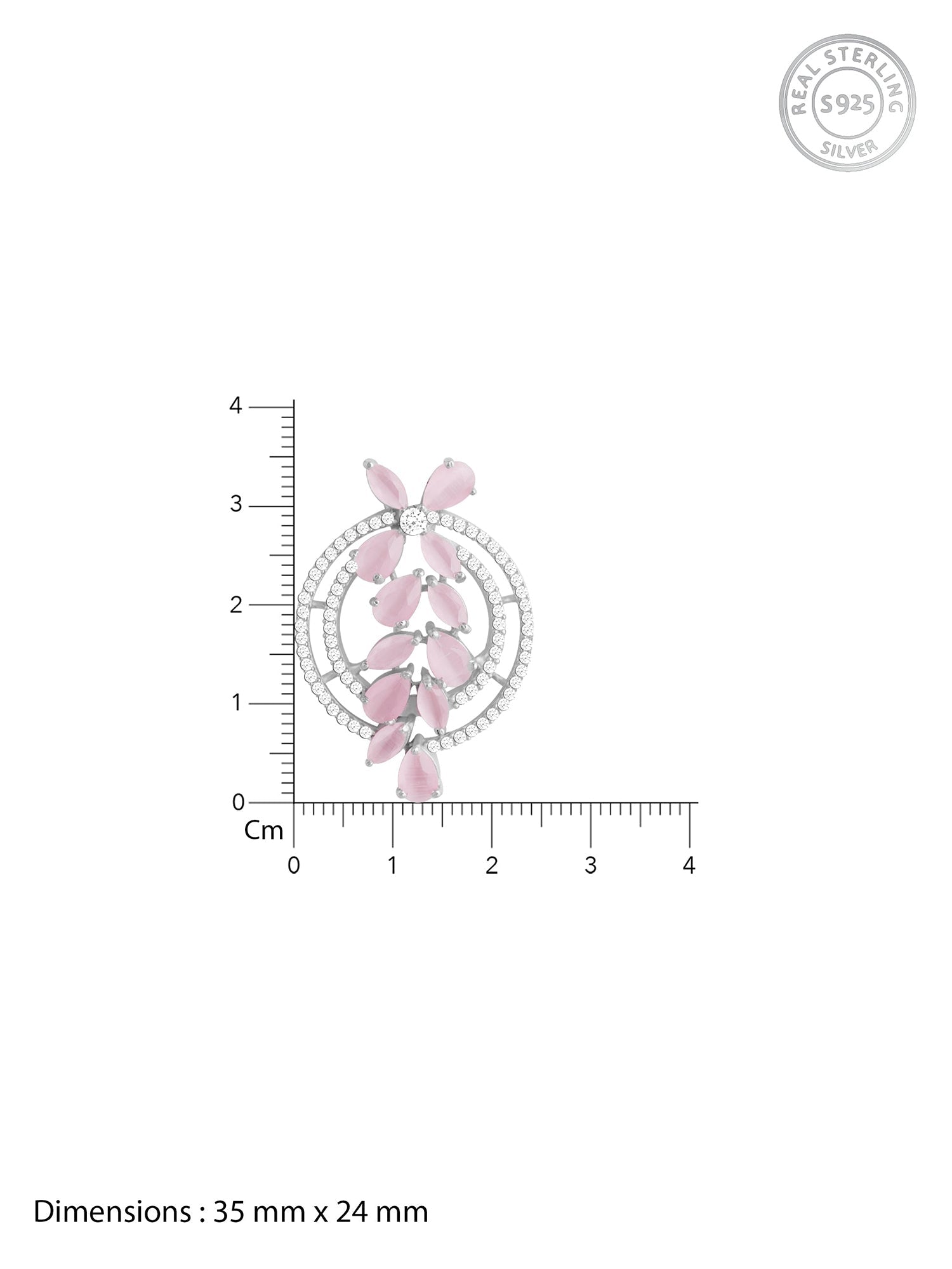 The Pink Periwinkle Pendant