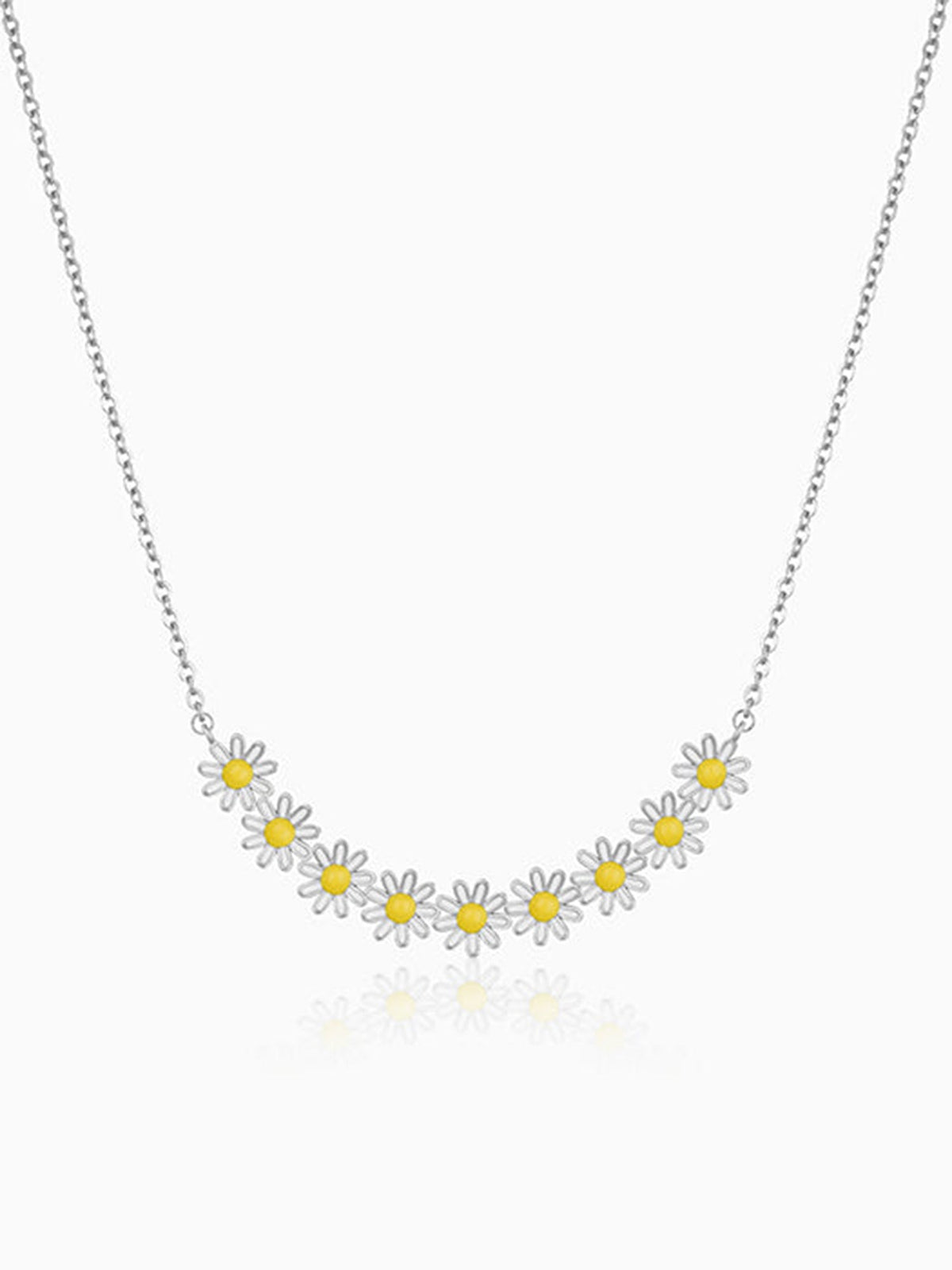 Silver Like Daffodils Necklace