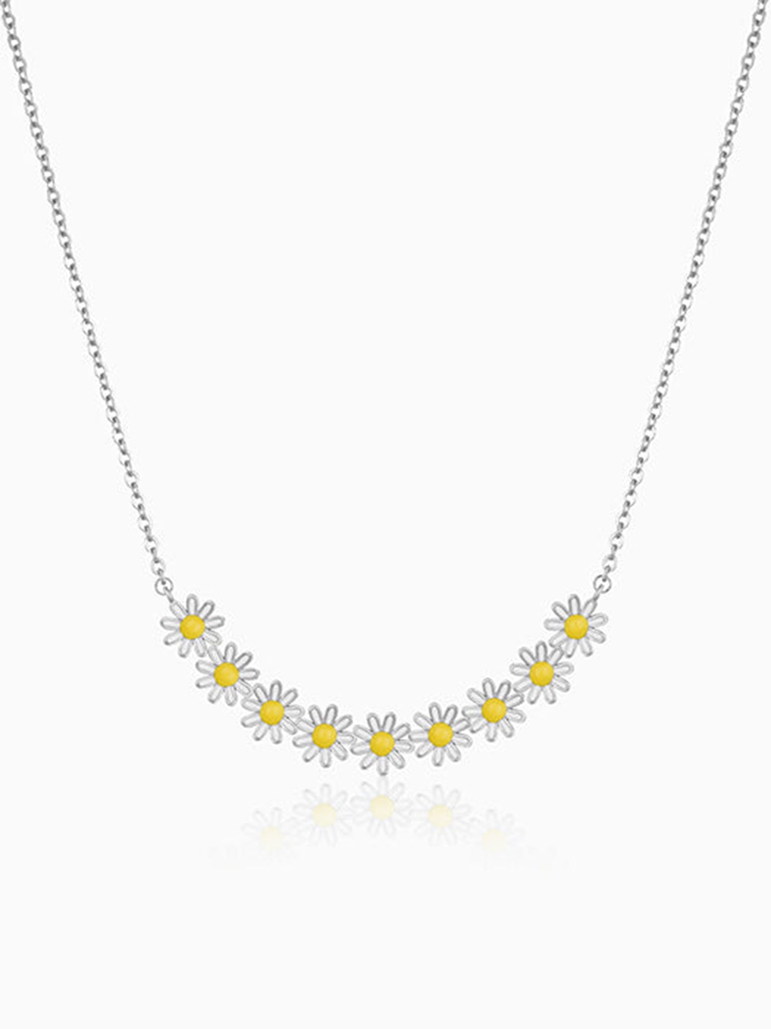 Silver Like Daffodils Necklace