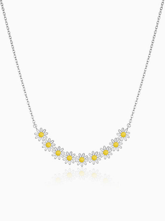 Silver Like Daffodils Necklace